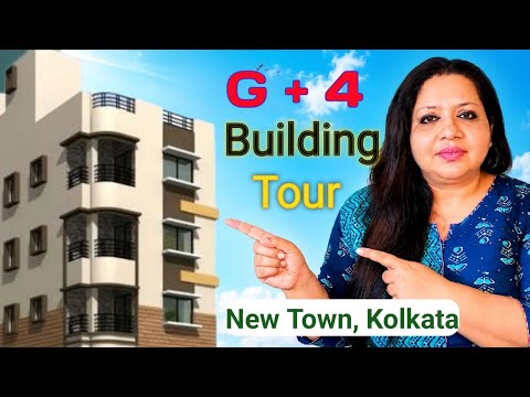 G+4 Apartment Building in New Town Kolkata | নিউ টাউন এর ২.২৫ কাঠা জমির ওপর বাড়ি 🏠 