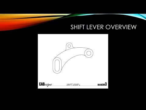 AutoCAD Shift Lever Tutorial