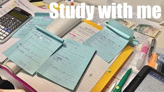 STUDY WITH ME 2hrs | Background noise,no music,no break | ASMR | real time｜motivation