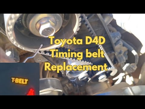 Toyota D4D timing belt replacement