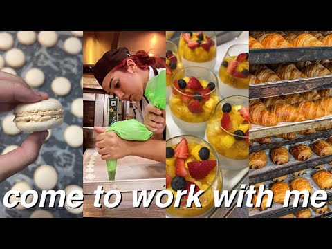 come to work with me as a student pastry chef working at a 5-star hotel | day in my life
