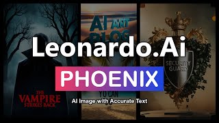 Leonardo.Ai Update: Phoenix - Generating Text on AI Image
