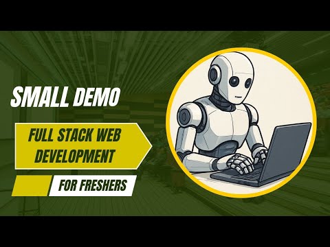 Basics of FULL STACK WEB DEVELOPMENT 2025 for " Freshers"
