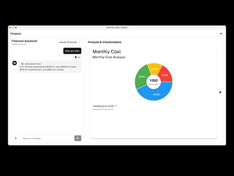 AI Finance Data Analyst • Claude x Flutter Demo