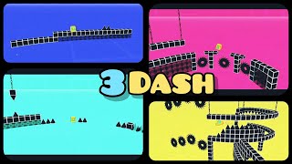 3Dash 100% all levels | Geometry Dash (3D fanmade)