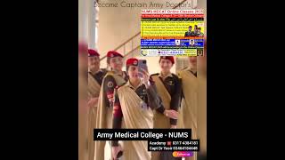 Become Captain Army Doctor's after FSc/Army Power 💪/NUMS MDCAT 2025/MDCAT 2025/MBBS-BDS Admission
