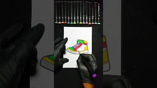Coloring Memories: Soothing Marker Strokes on Nostalgic Art#asmr