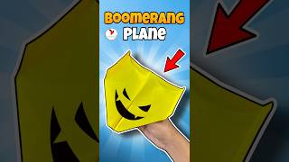 How to Make Best Boomerang Plane | Paper Airplane  #shorts