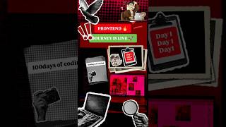 DAY 1 OF FRONTEND JOURNEY🚀 #shorts #coding #programming #studentlife
