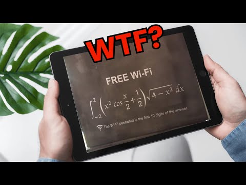 Let's solve for.. WiFi Password??