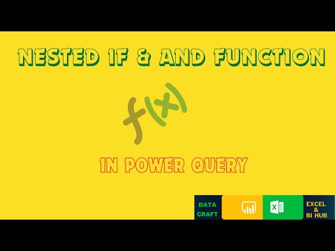 19. Nested IF & AND Function in MLanguage, Power Query
