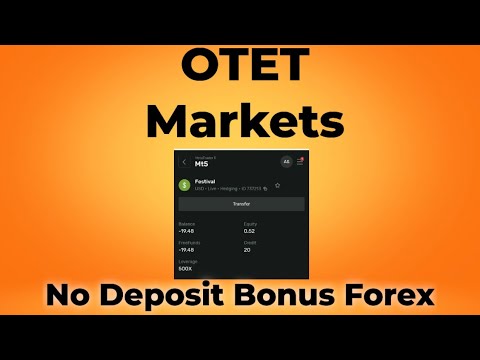 Otet Markets - No deposit bonus forex 2026