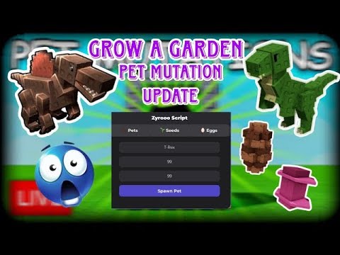 [SPAWNER 🍏] Grow A Garden OP New  Pet & Seed SPAWNER Script | New Script For Grow A Garden Roblox