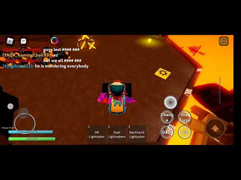 funniest hacker encounter ever | Lightsaber Battlegrounds
