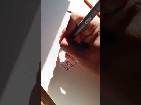 Dibujo con temática arquitectónica #dibujo #fypp #arquitectura