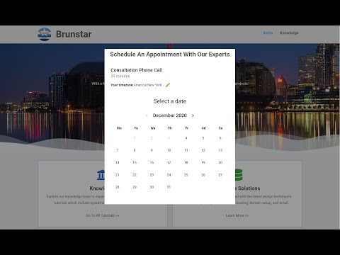 Adding An Appointment Scheduler To Your Elementor / Wordpress Site - Part 1