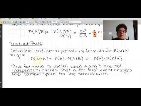 MAT218 Conditional Probability, Section 7.5