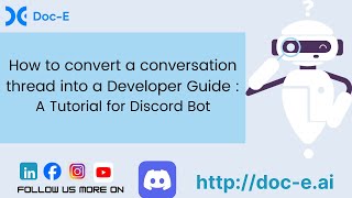 How to convert a conversation thread into a Developer Guide