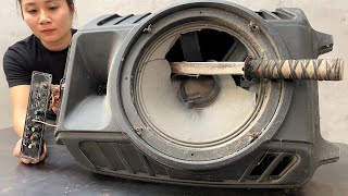 Portable speaker system restoration // Step by step technical process