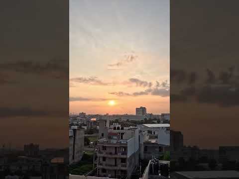 Beautiful sunrise in Jaipur