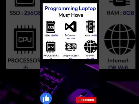 Read before buying a laptop for programming  #codelearning #codeacademy