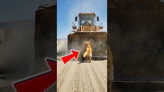 Brave Golden Retriever Saves a Wheel Loader Operator #dog #goldenretriever #rescue
