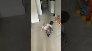 CUTE BABY😍 GOING TO SCHOOL😂😂😂 |❤Cute Babies InstaReels ❤ | #baby #shorts #cutebabies #viral