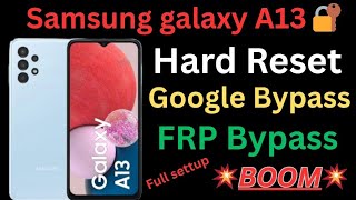 Samsung galaxy A13 android 14 FRP Bypass || Samsung A135F Google Bypass.