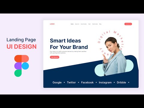 Designing a Stunning Landing Page in Figma | Figma Tutorial | Figma | Web Design | UI/UX Design