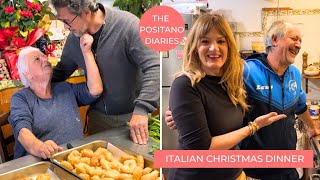 A STORMY ITALIAN CHRISTMAS & DINNER FOR 18!