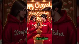 smart Couples  WhatsApp status love song best happy chocolate day life. ( ❤️💛💚) (🍫🍫) (🌹)