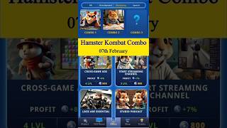 Hamster Kombat Daily Combo | Hamster Kombat Daily Combo Today 07 February | Hamster Kombat Combo