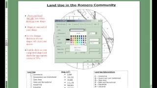 Land Use Map in the Archbishop Romero Community