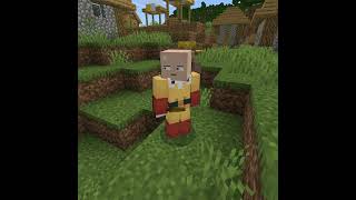 If Saitama was in Minecraft... #mcbe #minecraft #mcpe #onepunchman #opm #saitama #shorts
