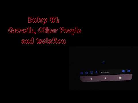 Diaries of a Blackrose - Entry #1: Growth, Other People & Isolation