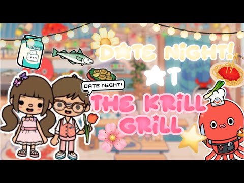 Date Night at The Krill Grill! 🦐🐙🍷| Toca Life World | txcatart
