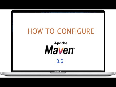 How to configure Apache Maven 3.6 in Mac
