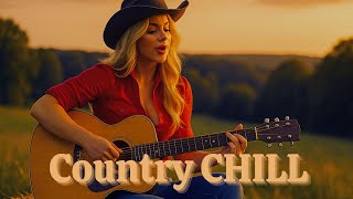Chill Country Music Playlist 🌾 1 Hour of Relaxing Acoustic Vibes