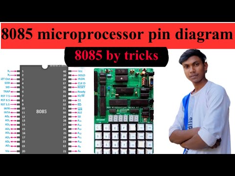 8085 microprocessor ||pin diagram and architecture by tricks||