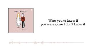 Connor Price - Love Language (feat. Evelyne Brochu) [Lyric Video]