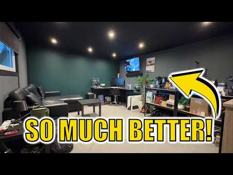 I BUILT AN OFFICE IN MY DREAM GARAGE!