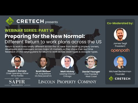 Return to Work Strategies | Preparing for the New Normal Webinar Pt. 6 | Openpath & CREtech