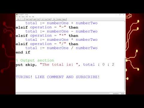 How to make a CALCULATOR with TURING