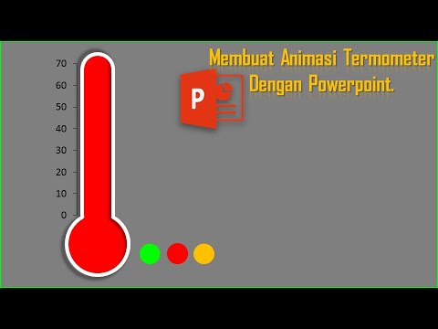 🔴 Membuat desain animasi termometer menggunakan microsoft PowerPoint | tutorial animasi powerpoint