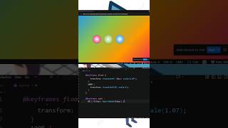 Stunning Multiple Balls Animation | HTML CSS Coding Effect | #shorts #animation #coding