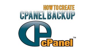 How to create a cPanel backup