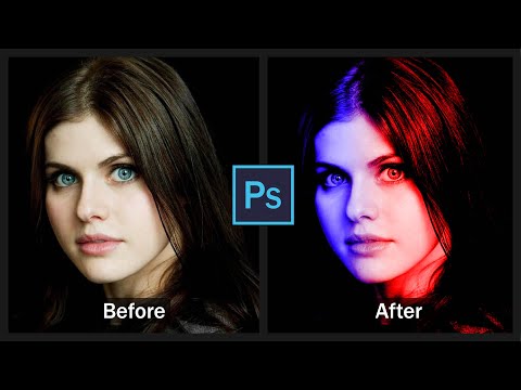 Dual Lighting Effect In Photoshop | Photoshop Tutorials