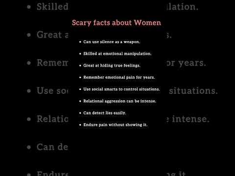 Scary facts about women #facts #scaryfacts #psychology #ytshort #psychology #women #music