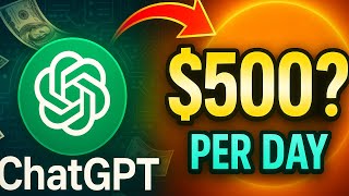 5 ChatGPT  Side Hustles That Can Make Upto $500/Day?