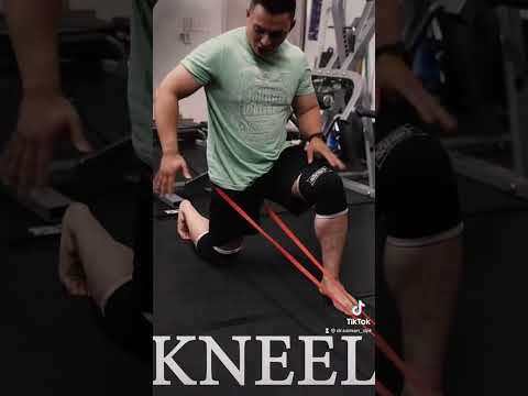 Stretch Hip flexor muscle for knee pain